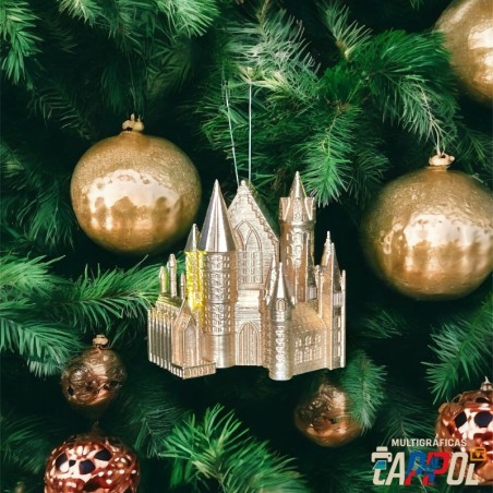Ornamento para árbol de navidad Hogwarts