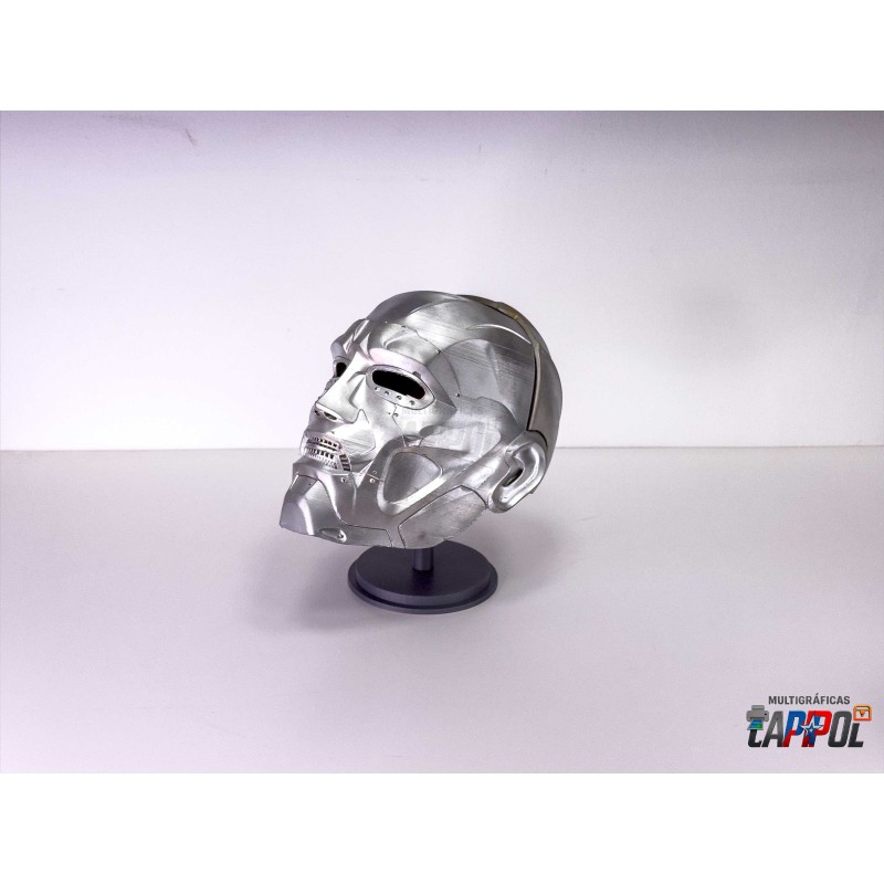 Casco cosplay Dr. Doom 3D